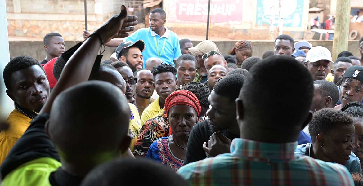 Geflüchtete aus dem Ostkongo suchen in Ugandas Hauptstadt Kampala Zuflucht. Foto: Jörg Böthling/missio München