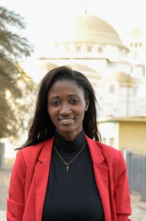 Marie Noëlle Mendy, bekennende Katholikin in Dakar
